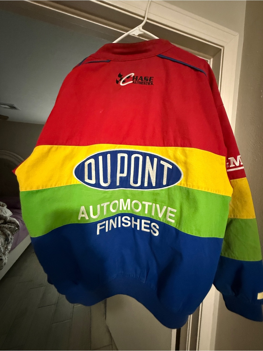 Chase Authentics Multi-Color DuPont Racing Bomber Jacket - Picture 2 of 3